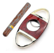 Cigarrsax Rostfritt Stål Dubbelblad Cigarrgiljotin Fickcigarrklippare För Män