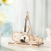 3D-träpusselmodellset, 140 delar, gitarr[CO]