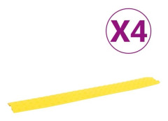 vidaXL Cable Protectors 4 pcs 98.5 cm Yellow