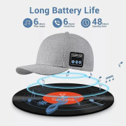Bluetooth-högtalare Basebollkeps Trådlös Högtalare Sportkeps Pappakeps För Utomhus Sport svart[PL]