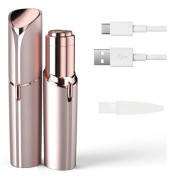 Ansiktshårborttagning för kvinnor, smärtfri hårborttagningsapparat, bärbar ansiktshårborttagning för ansiktet med USB-laddning