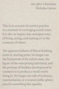 Art after Liberalism (häftad, eng)