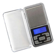 Digitalvåg i fick format, Pocket Scale, Smyckes våg 0,01 - 200g Silver