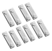 10-pack Magnetiska Namnskylthållare Arbetskort Tag Fäste 10st[PL]