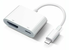 Passar Apple Lightning Digital AV-adapter Lightning till HDMI-adapter Apple MFi-certifierad HDMI-kabelkontakt Synkroniseringsskärm