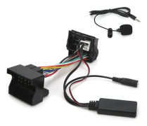 Bluetooth AUX-IN Adapter, 12-stifts DC12V Bluetooth AUX-IN Kabel Stereo Ljudadapter med Mikrofon för Peugeot 207 307 407 308