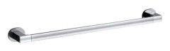 Badrum - Wenko - Väggmonterad handduksställ i metall "Maribor" med UV-Loc®-fäste - Silver - L 60 cm