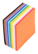 40 st DIY Hantverk Filt Tyg Non-woven Tyg för Heminredning - 10x10cm Sytillbehör