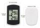 LCD Digital Trådlös Termometer för Inomhus eller Utomhus, Mini Rumstemperatursensor, Liten Exakt Vädertestare för Hem, Sovrum och Kontor, Vit
