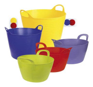 Flexibel korg "FlexBag" röd, 60 l