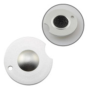 Poolköspetsformare, hållbar aluminiumlegering med kupolformad design för optimalt spetsunderhåll och bollkontroll, portabel biljardkörtillbehör (1 st)
