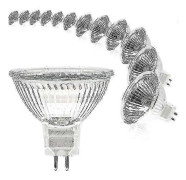 12-pack Dimbar 12V 20W MR16 Halogenlampa 2700k Varmvit Gu5.3 2-stift (mr16-20w-12p)
