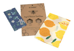 Bivaxduk Blommor & Citron 2-pack - Venuray