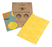 Bivaxduk Citron & Mönster 2-pack - Venuray