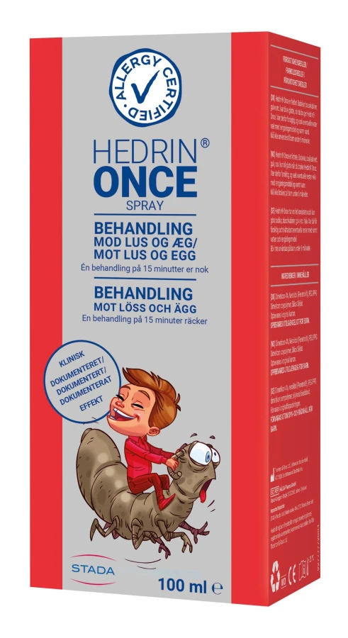 Hedrin Once Spray Gel 100 ml