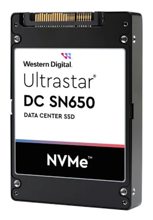 WD Ultrastar DC SN650 WUS5EA1A1ESP5E3 - SSD - 15.36 TB - U.3 PCIe 4.0 (NVMe)