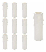 /NN/Plastkronljus, 10 st kronljusdroppar, kronljusrör, droppljusrör, kronljusärmar, kronljus