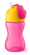 Straw Cup ergonomisk 300 ml - Philips Avent Rosa