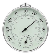 Inomhus- och utomhustermometer 10 cm med luftfuktighetstermometer kompatibel med övervakning av luftkonditionering och luftfuktighet【pl】