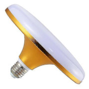 LED-lampa E27 E27 UFO 20W högeffekts platt lampa Lämplig för fabrik, garage, (storlek: varmvit) 12*9cm[HK]