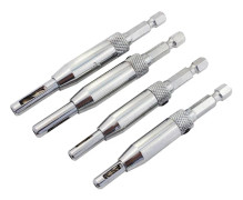 Self-Centering Drill Bit Set, 4 Pcs HSS Door Self-Centering Hinge Hole Opener Drill Bit Set丨5/64\", 7/64\", 9/64\", 11/64\"