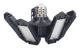 LED-garagelampa Fällbar Garage Taklampa E27 20W 1500LM 5 Blad Lager Workshop Ljus 85‑265V