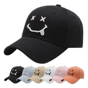 Basebollkeps med broderad, enfärgad hatt Unisex Justerbar bomull 6-panels Vintage Truckerkeps Peak Keps Golf Löparhatt Utomhuskeps