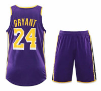 #24 Kobe Bryant Basketboll Set Lakers Ungdomströja_max