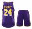 #24 Kobe Bryant Basketboll Kit Lakers Ungdomströja Children (130-140cm)