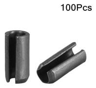 100 st slitsade fjäderstift Delad rullfjäder 5X10MM