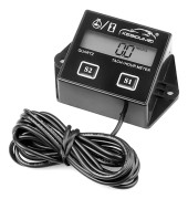 LCD Digital Varvräknare Timräknare för Utombordsmotor Gräsklippare Motocross Motorcykel Marin Motorsåg Pit Bike