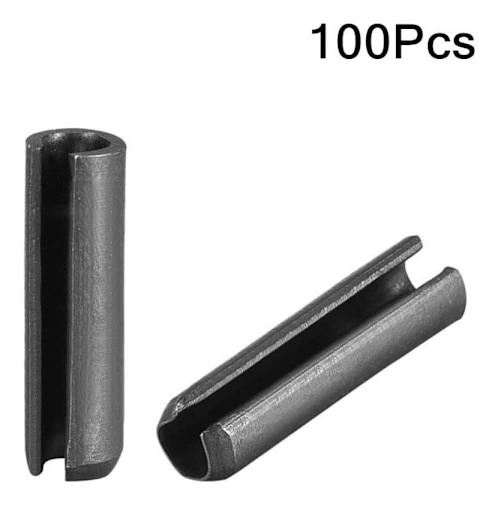 100 st slitsade fjäderstift Delad spiralfjäderrulle 5X20MM