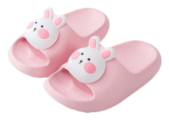 Barn Sandaler Småbarn Sommartofflor för Pojkar Flickor Strand Flip-Flops Halkfria Pool Dusch Sandaler för Barn (Inre Längd 14 cm) - Max