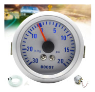 2 \" 52mm Turbo Boost Mätare Psi (0~20)Psi Bil Tryckmätare Bil Kompressor Instrument Bilmätare Ersättningsdelar
