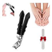Outfany Master Cutter Pro, Sherum Nagelmeister Pro, Hård och Tjock Tånagelklippare, Ergonomisk Design med Snett Huvud (1 ST)