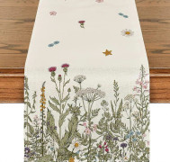 Antika Örter Vilda Blommor Sommar Bordslöpare, Vår Höst Kök