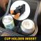 För Subaru Forester Legacy Outback 2010 2011 2012 2013 2014 2017 2018 Center Console Cup Holder Insert Divider Biltillbehör| |