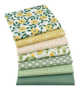 Fat Quarter Tygpaket 100% Bomull Quiltning Patchwork Blandat Hantverk Grön 25*25cm 25*25cm