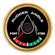 52mm Båt Marin Roder Vinkelindikator 0-190 ohm Med Roder Vinkelsensor 8 färgs bakgrundsbelysning 12V/24V Vattentät