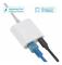 Lightning till Ethernet RJ45-adapter med laddning för iPhone/iPad, stöder 10/100 Mbps höghastighetsnätverk