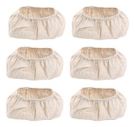 6 st Oval Form Brödjäsningskorg Överdrag Naturlig Rotting Bakdeg Sourdough Jäsningskorg Tygfoder_Bra saker
