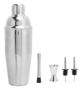 Rostfritt stål cocktailshaker bartending mixerverktyg för bar, familj, fest, restaurang