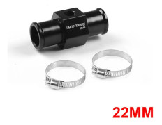 Dynoracing Svart Vattentemperaturmätare Radiator Temperatur Vattentemperatur Kopplingsrör Sensor 18MM 20MM 22MM 24MM Slangadapter