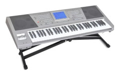 Dubbelt stöd för musikklaviatur Höjdjusterbar - Mothinessto - svart - Metall - 95 x 43cm