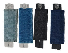 Removable Waistband Extender (4-Pack) for Jeans and Trousers - Increase Comfort and Fit