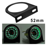 2 tum 52mm Fäste Bilmätare Pod Mätarhållare Instrumentbräda Montering Dubbel Bilmätare Universal enkel Bilmätarhållare