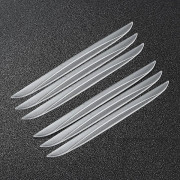 4 st / 6 st Set Universal Repskydd Stötfångarskydd Bildörrskantskydd Backspegelskydd Klistermärke Skyddsremsa - Stylinglister 6 st Transparent-max 6Pcs Transparent
