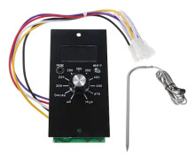 AC 120V, 60HZ Uppdaterad Ersättning Digital Termostat Kontrollkort och Köttprob Passar Pit Boss Pellet Grill