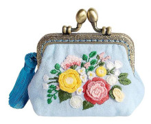 Broderi DIY Handgjorda Material, Materialkit för Väskframställning, Tygbroidery för Nybörjare för Vuxna