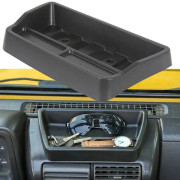 Förvaringsfack för Jeep TJ Wrangler 1997-2006 Instrumentbräda Övre Instrumentpanel Biltillbehör Förvaringslåda för Instrumentbräda